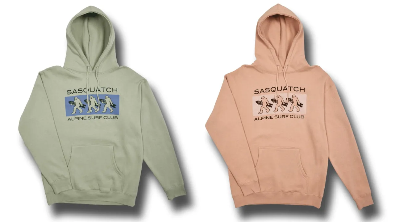 Airblaster Sasquatch ASC Hoodie in Dusty Sage - Cozy and Stylish Medium Fit Hoodie for Everyday Comfort and Outdoor Adventures