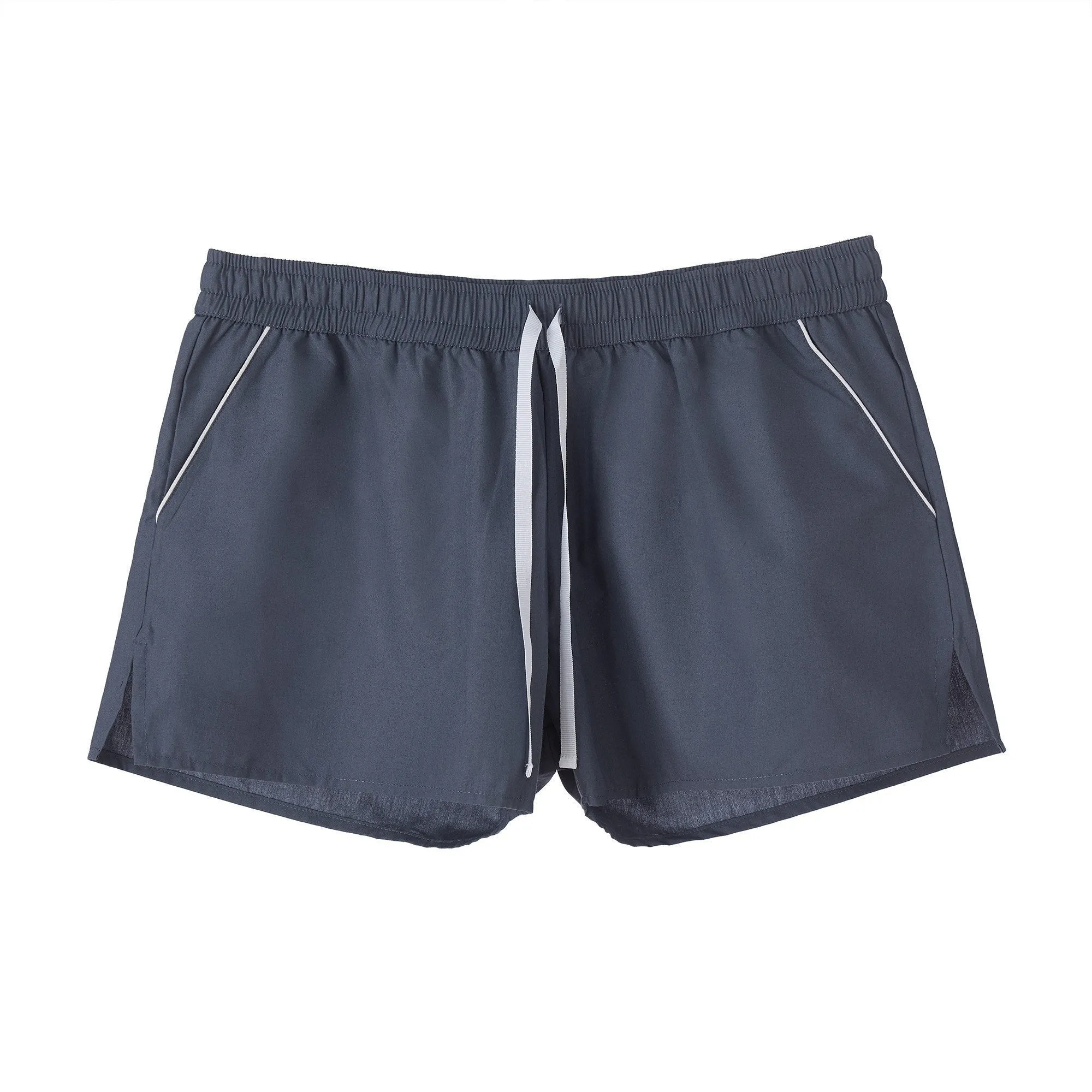 Alva Pyjama Shorts [Dark grey blue/White]