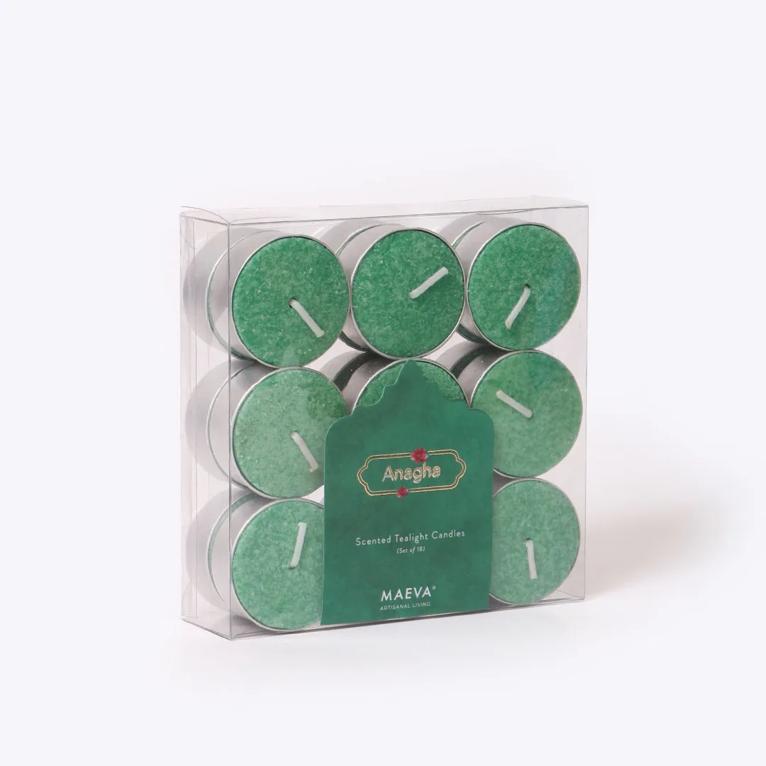 Anagha Scented Tealight Candles - Pk of 18