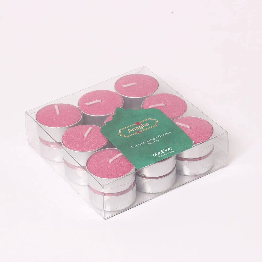 Anagha Scented Tealight Candles - Pk of 18