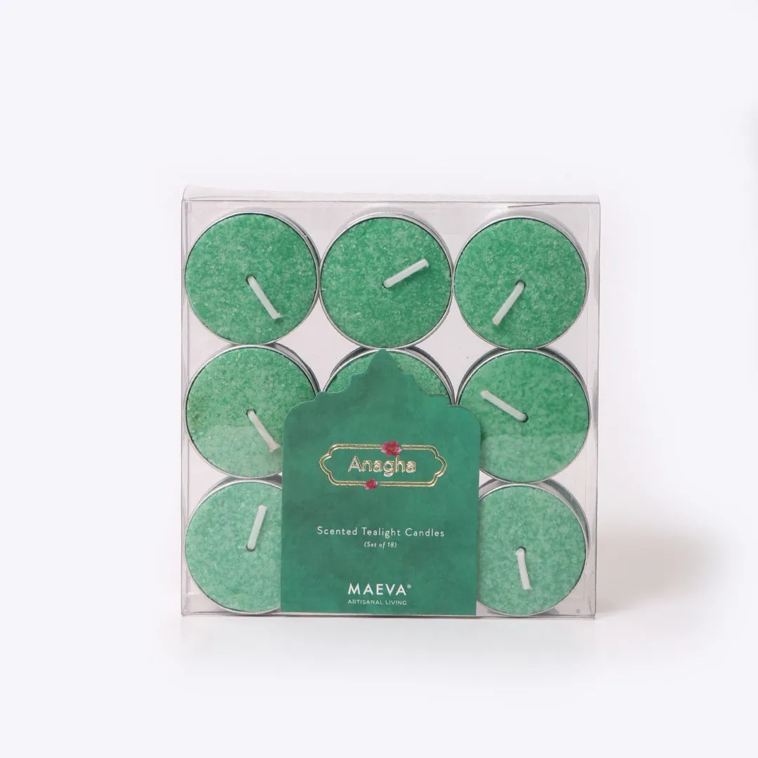 Anagha Scented Tealight Candles - Pk of 18