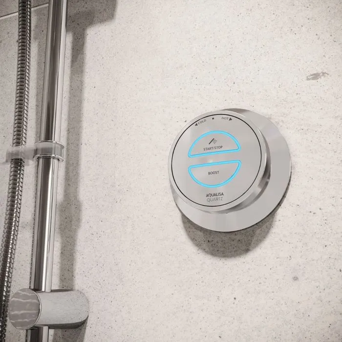Aqualisa Quartz Classic Smart Concealed Shower with Adjustable Head - Gravity Pumped QZD.A2.BV.23