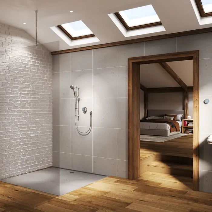 Aqualisa Quartz Classic Smart Concealed Shower with Adjustable Head - Gravity Pumped QZD.A2.BV.23