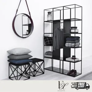 ARIES Minimalist Open Concept Wardrobe