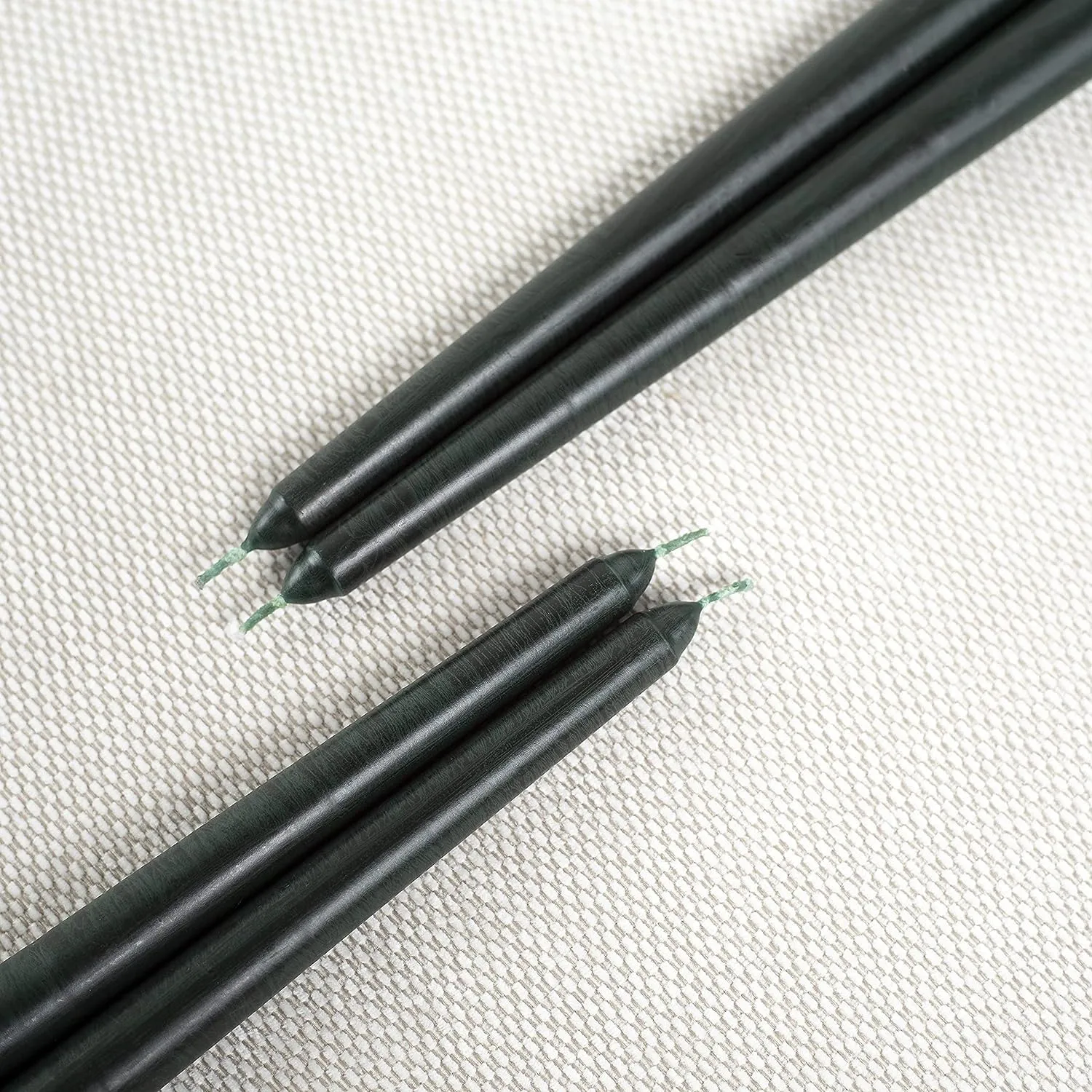 atorakushon Black Taper Stick Candles 10''Inches Scented Decorations Candle for Living Room Valentine Gifts Dinner Table Spa Church X-mass [Set of 8]