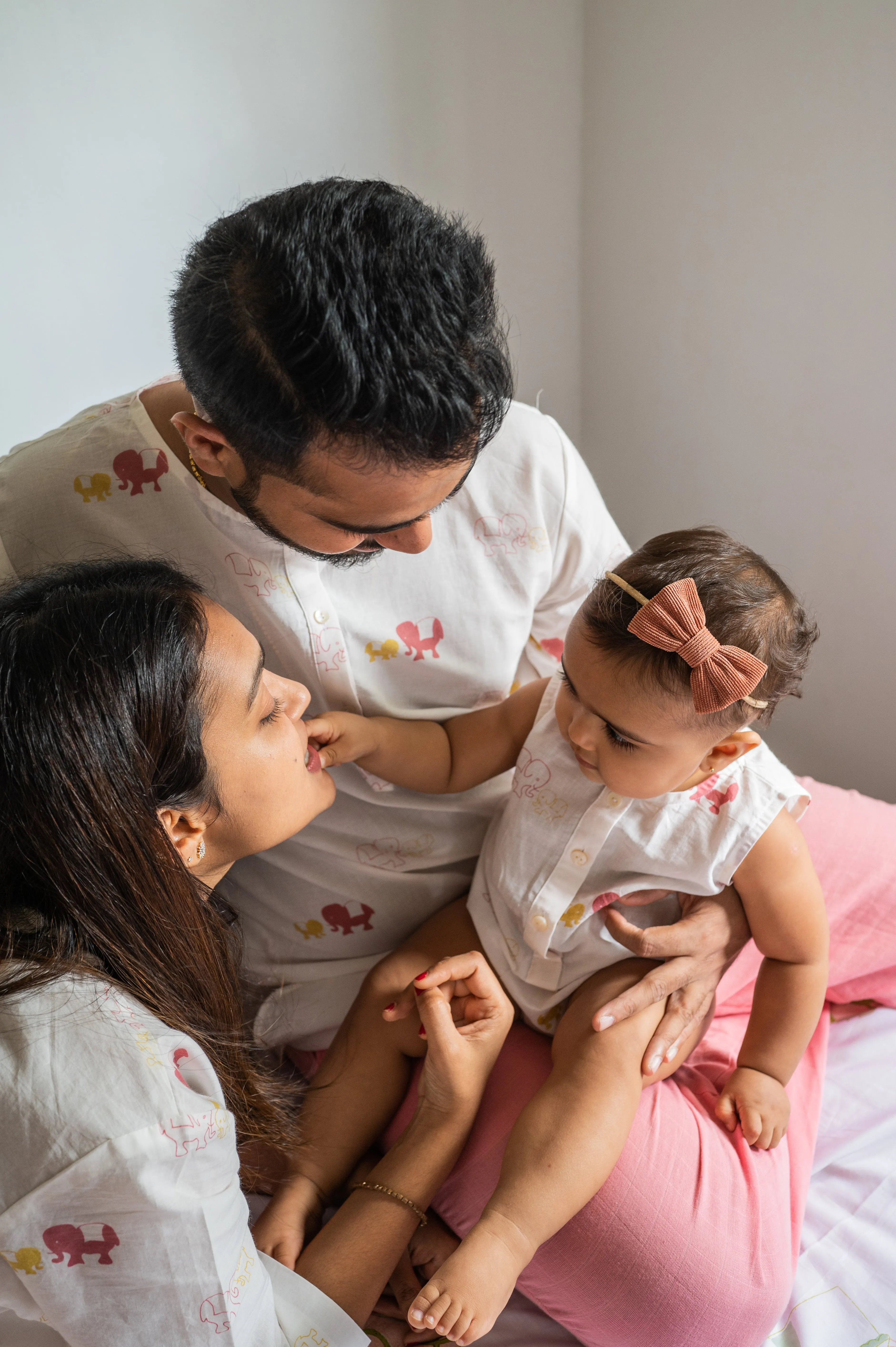 Baby Romper - Colours of the Earth - Elle Pink