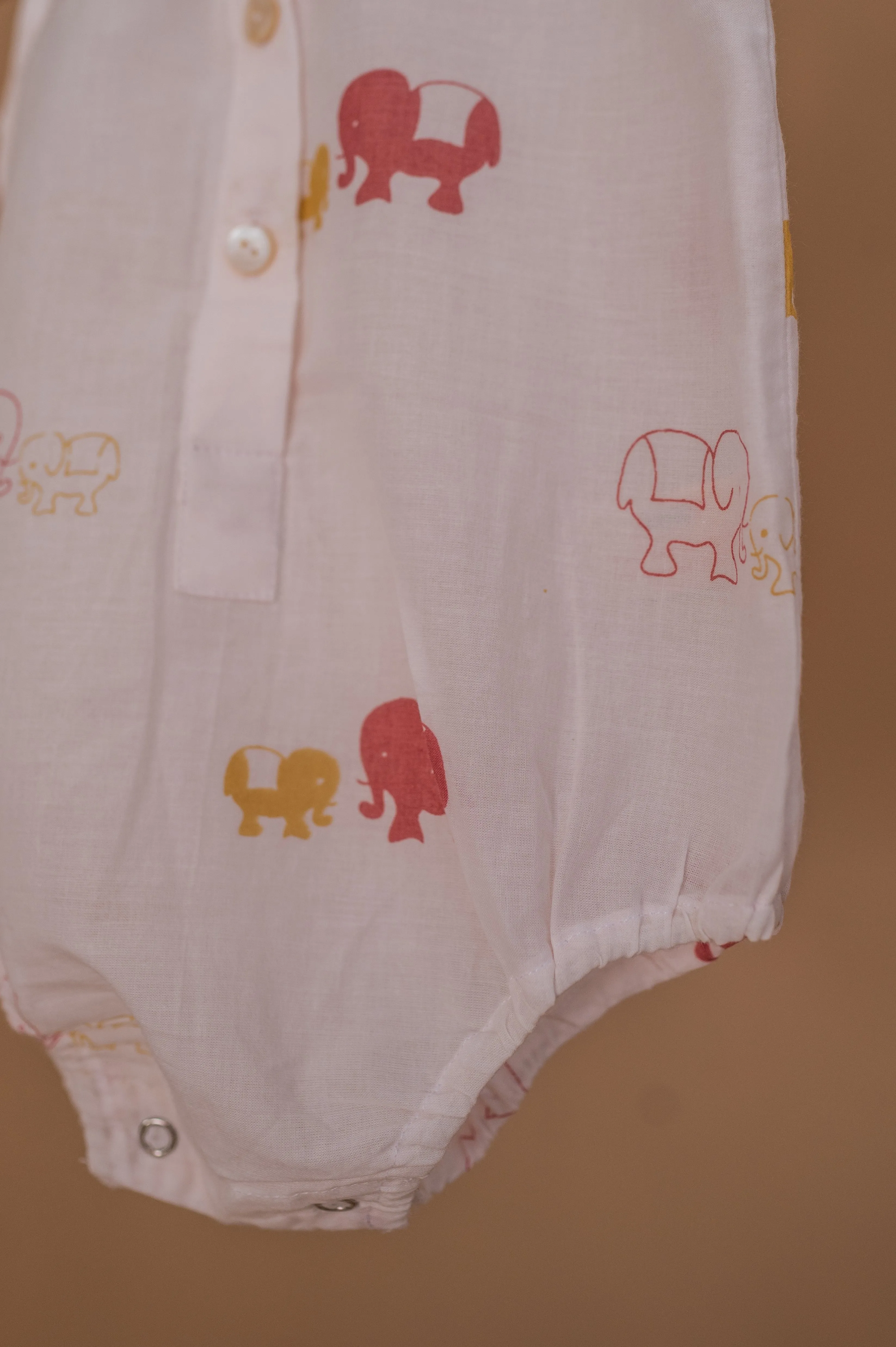Baby Romper - Colours of the Earth - Elle Pink