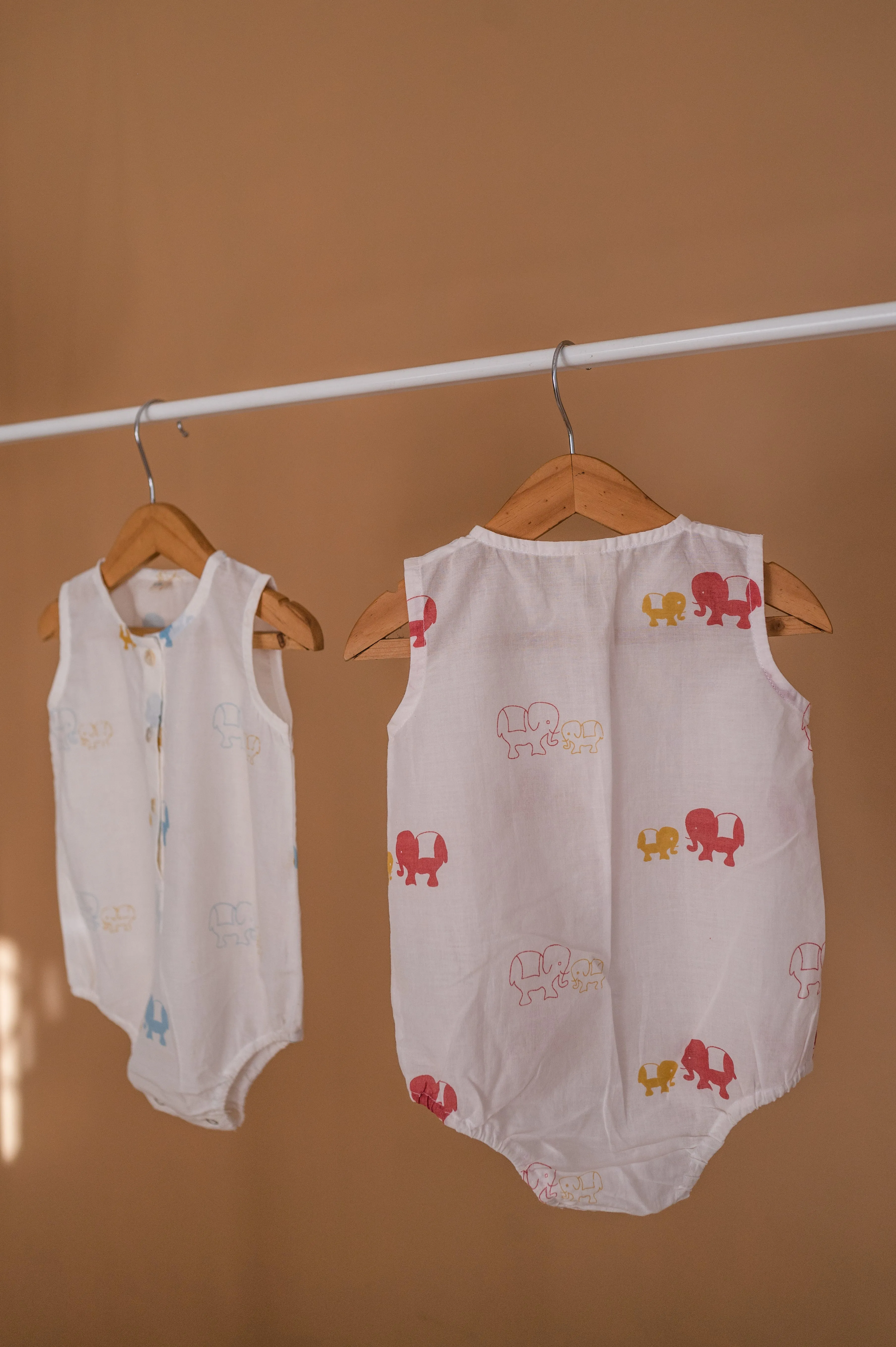 Baby Romper - Colours of the Earth - Elle Pink