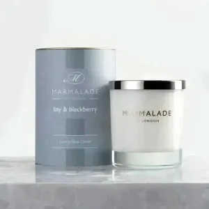 Bay And Blackberry Large Glass Candle