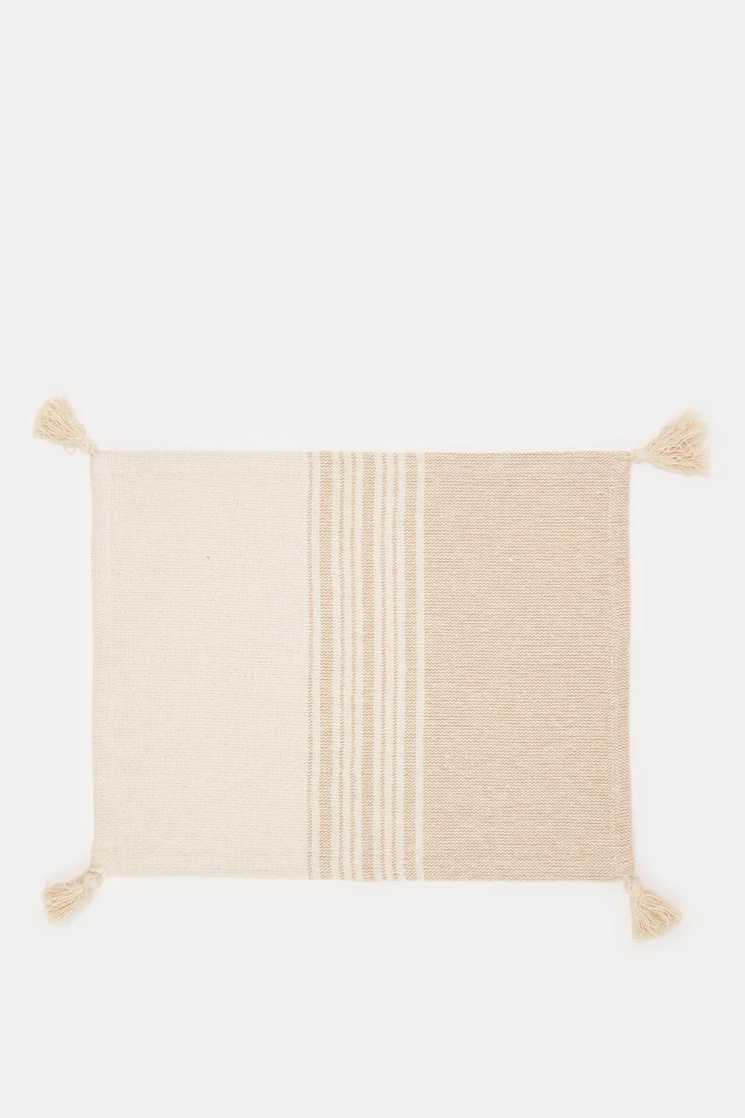 Beige Woven Rectangle Placemat