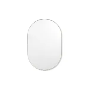 Bjorn Small Oval Mirror - Dove