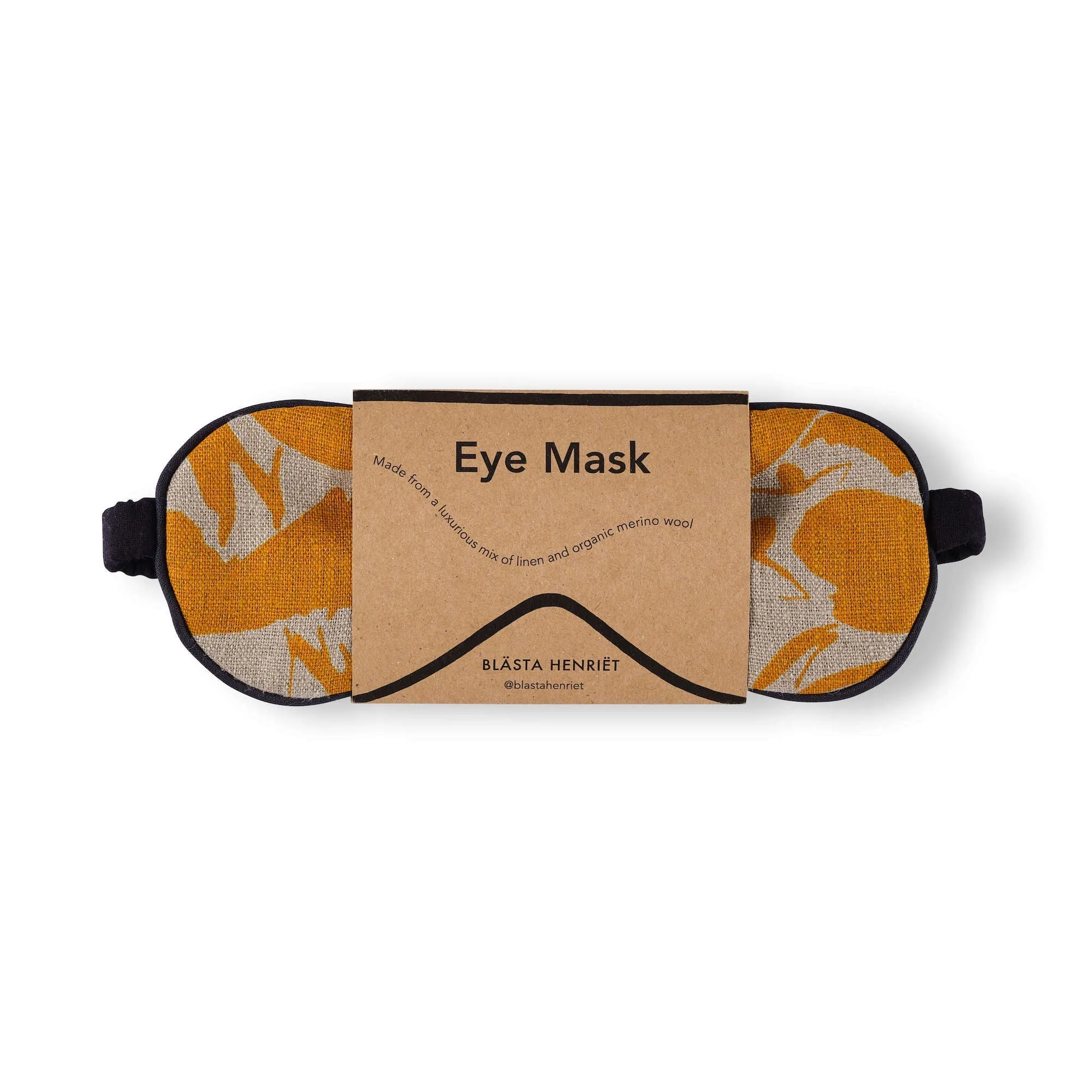 Blästa Henriët Sleep Eye Mask In Various Colours of Merino Wool & Linen
