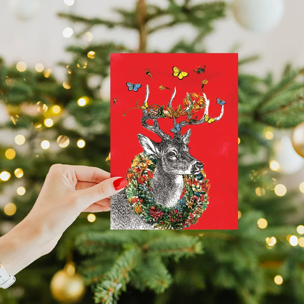 Boho Deer Christmas