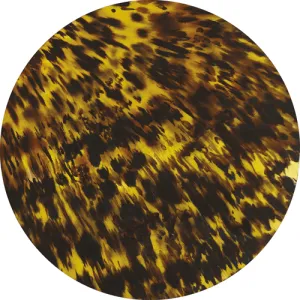 Caspari Round Tortoise Lacquer Placemat