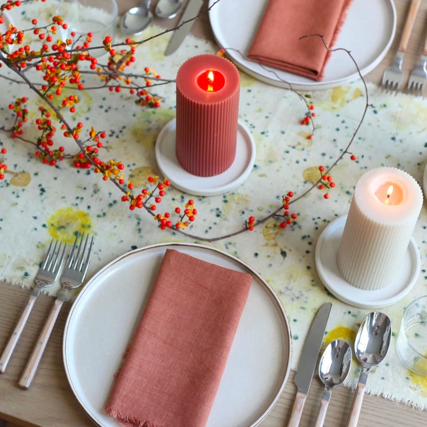 Ceramic Candle Plate
