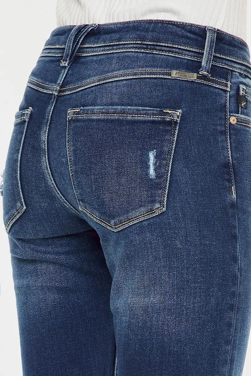Chelsey Classic Mid Rise Straight Buttonfly