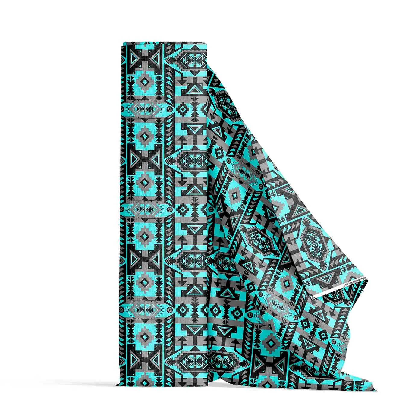 Chiefs Mountain Sky Satin Fabric By the Yard Pre Order
