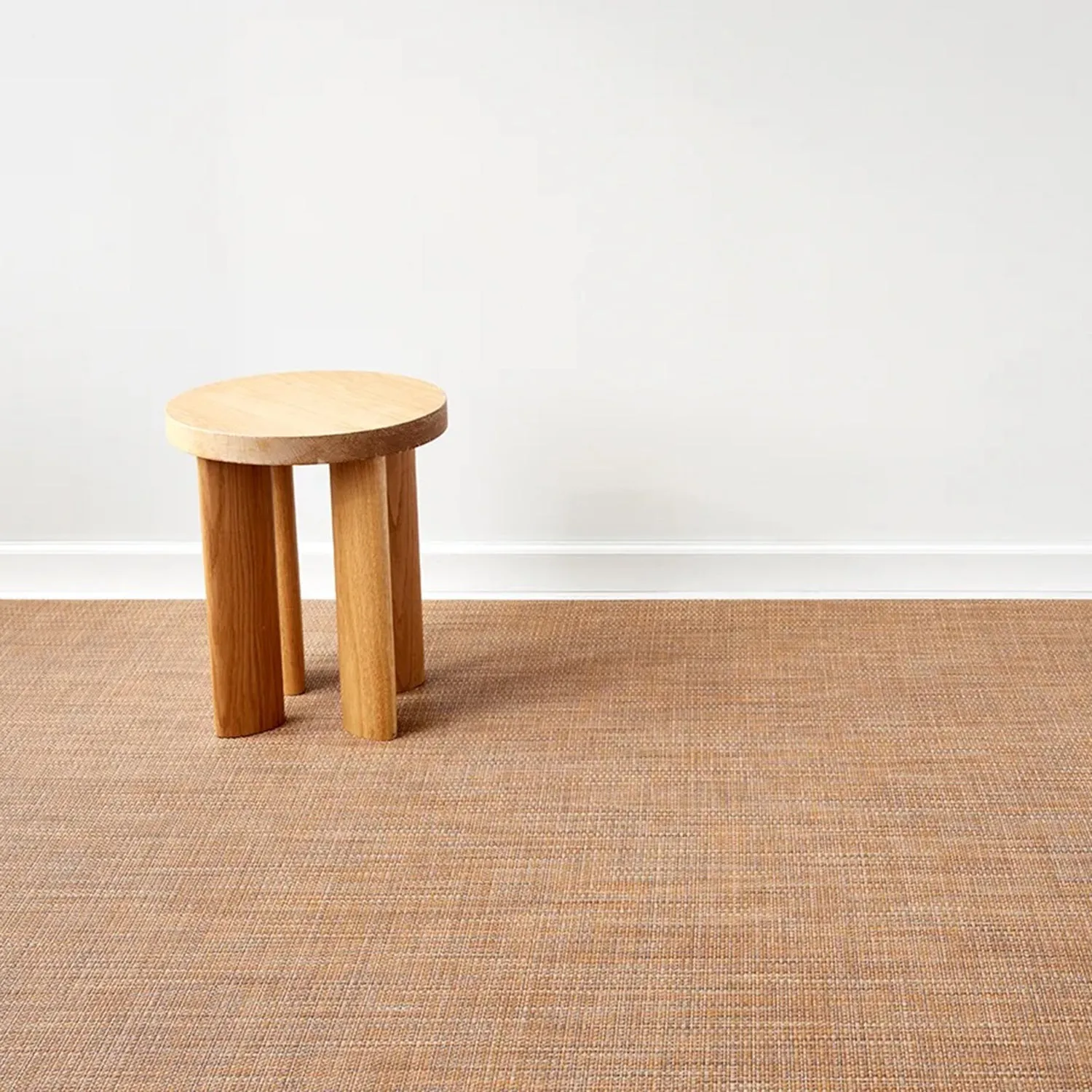 chilewich | woven floormat 183x270cm (72x106") | basketweave teak