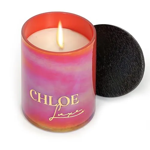 ChloeLuxe Saffron Forest Scented Wax Gifting Candle | 30 to 40-Hour Long Burning | Luxury Aroma Therapy Wax Candle | Scented Candles for Home Decor Gift (Pack of 1)