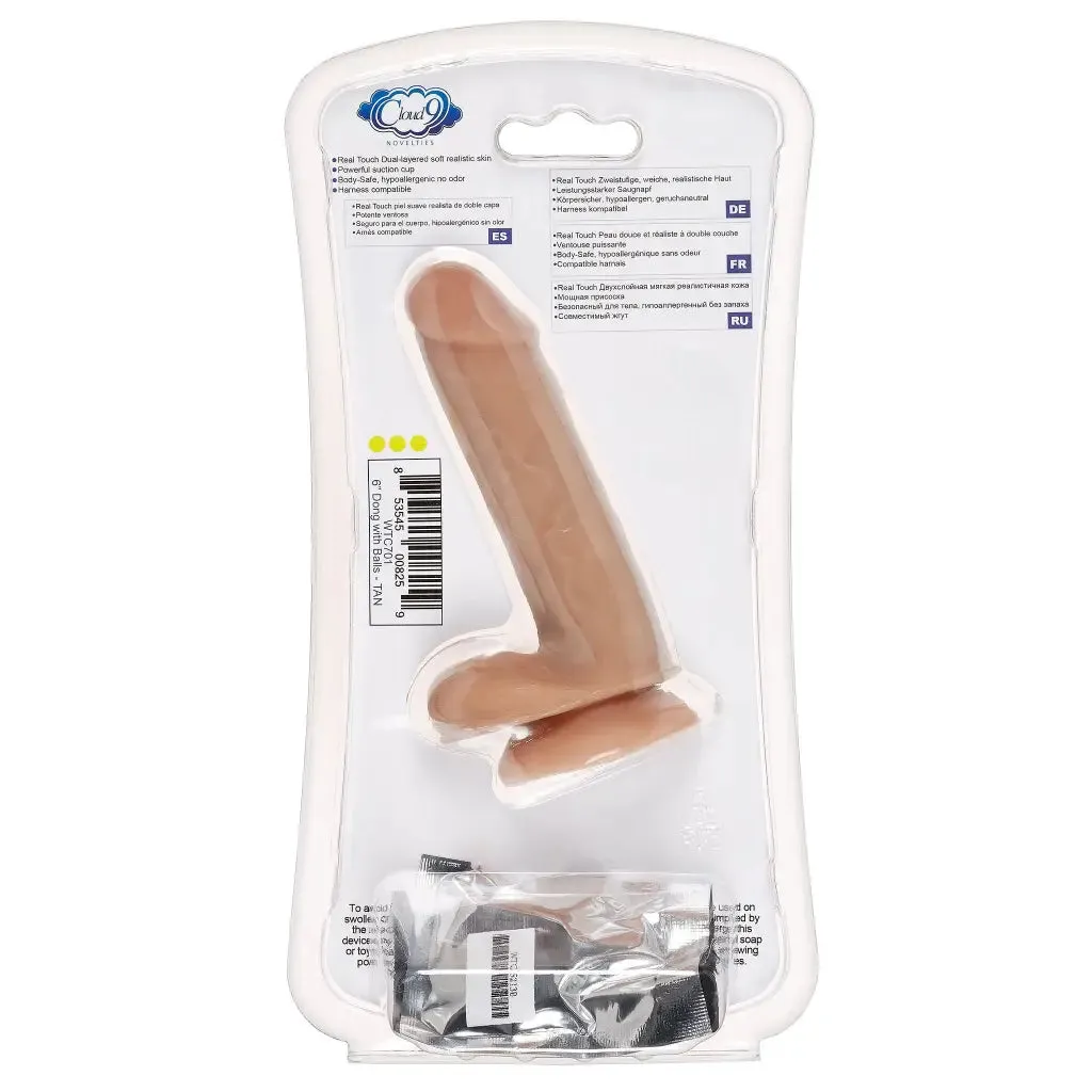 Cloud 9 Dual Density Dildo Touch W/ Balls