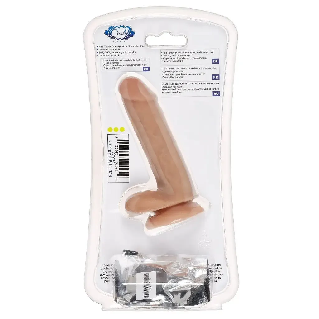 Cloud 9 Dual Density Dildo Touch W/ Balls