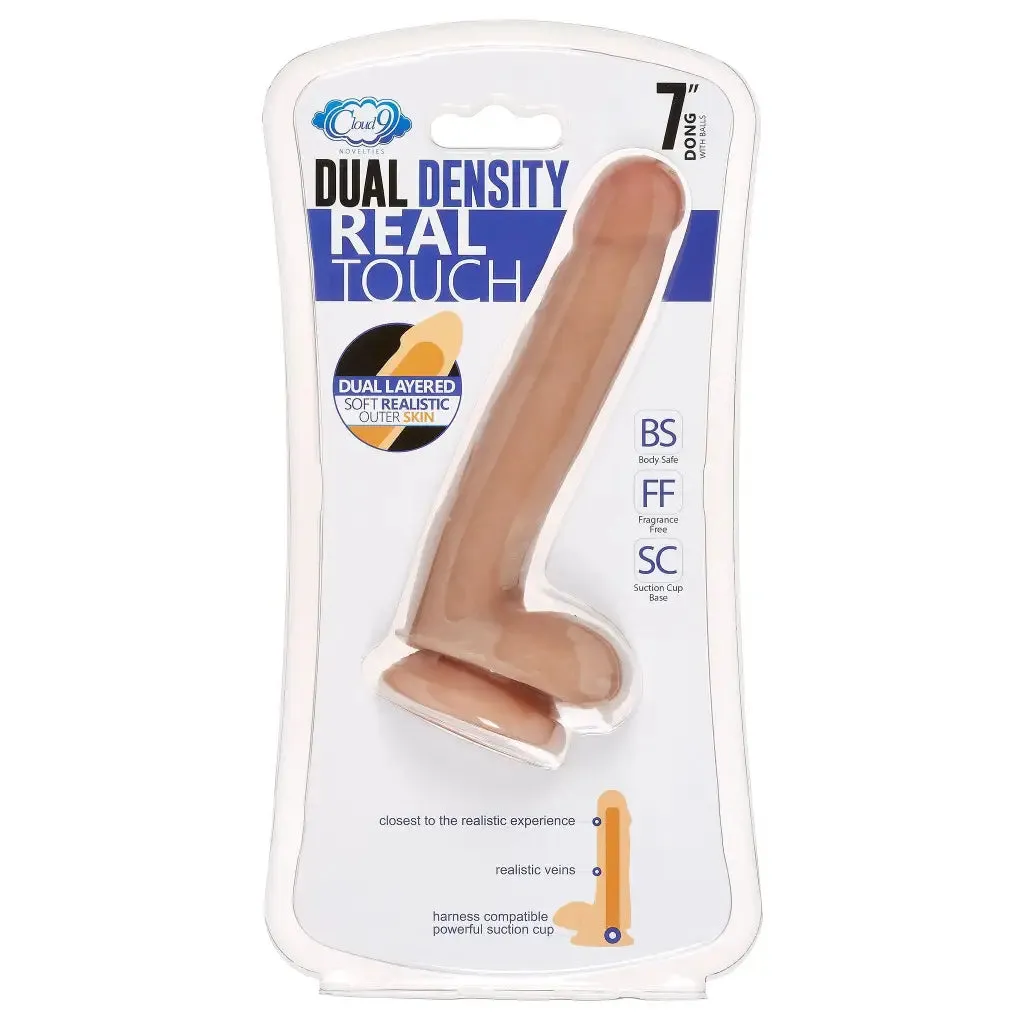 Cloud 9 Dual Density Dildo Touch W/ Balls