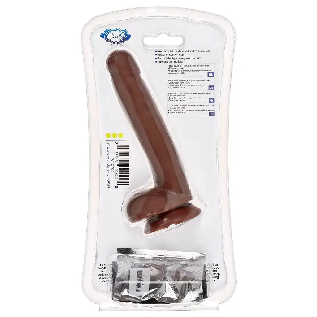 Cloud 9 Dual Density Dildo Touch W/ Balls