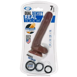 Cloud 9 Dual Density Real Touch 7in With Balls Brown