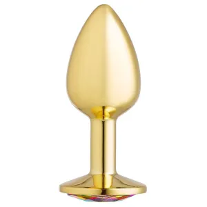 Cloud 9 Jeweled Rainbow Gem Anal Plug - Sparkle in Comfort
