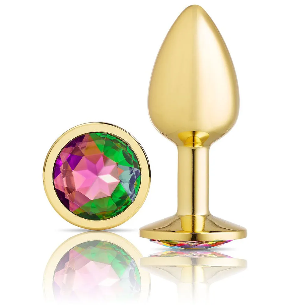 Cloud 9 Jeweled Rainbow Gem Anal Plug - Sparkle in Comfort