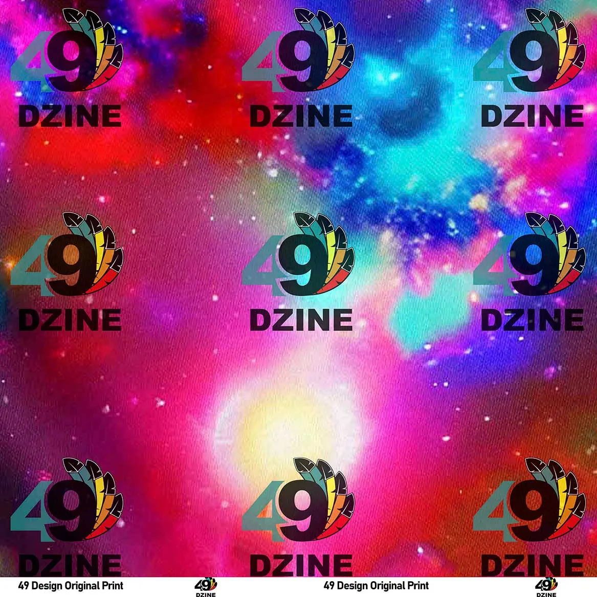 Cosmic Lights Satin Fabric By the Yard Pre Order