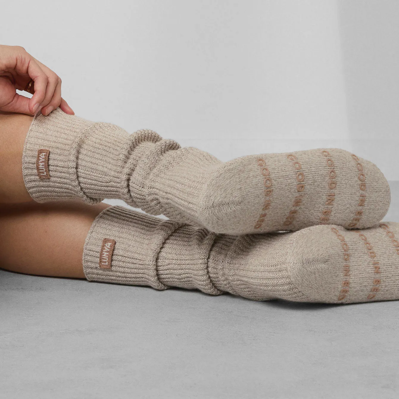Cozy Cotton Silk Tall Slipper Sock