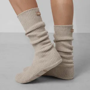 Cozy Cotton Silk Tall Slipper Sock