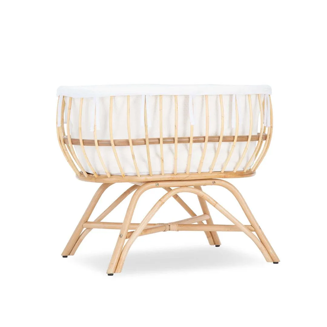 CuddleCo Aria Crib - Rattan