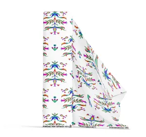 Dakota Damask White Satin Fabric By the Yard Pre Order