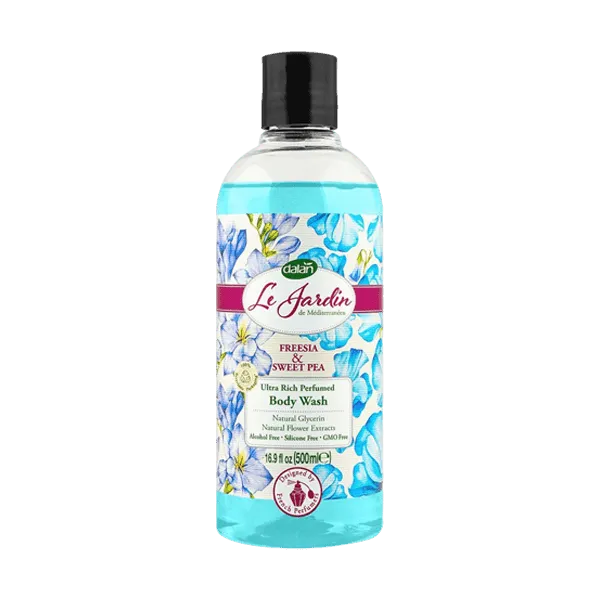 DALAN LE JARDIN FREESIA & SWEET PEA BODY WASH 500ML