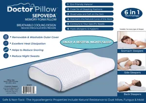 DOCTOR PILLOW - SEPOVEDA Memory Foam Pillow