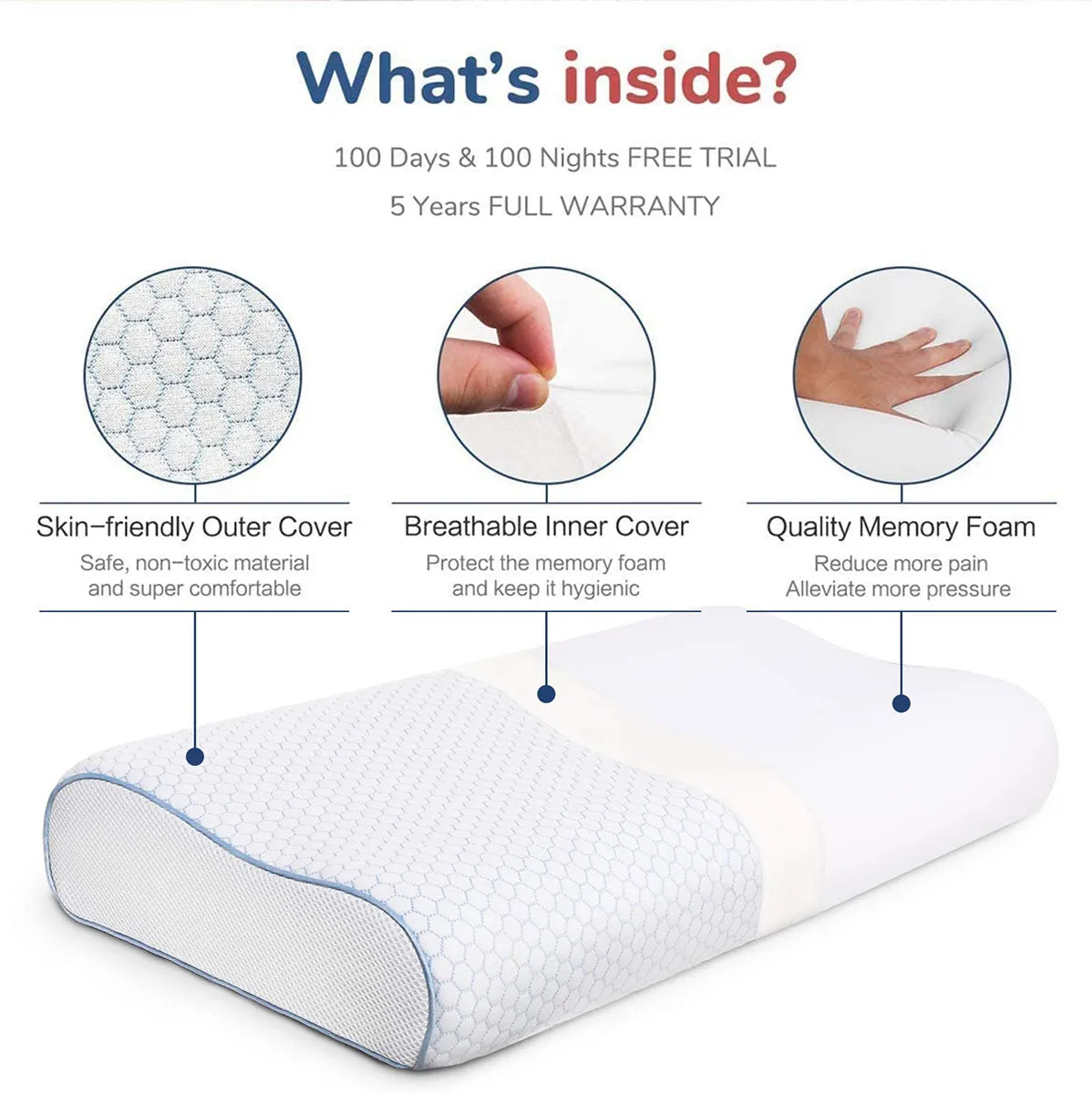DOCTOR PILLOW - SEPOVEDA Memory Foam Pillow
