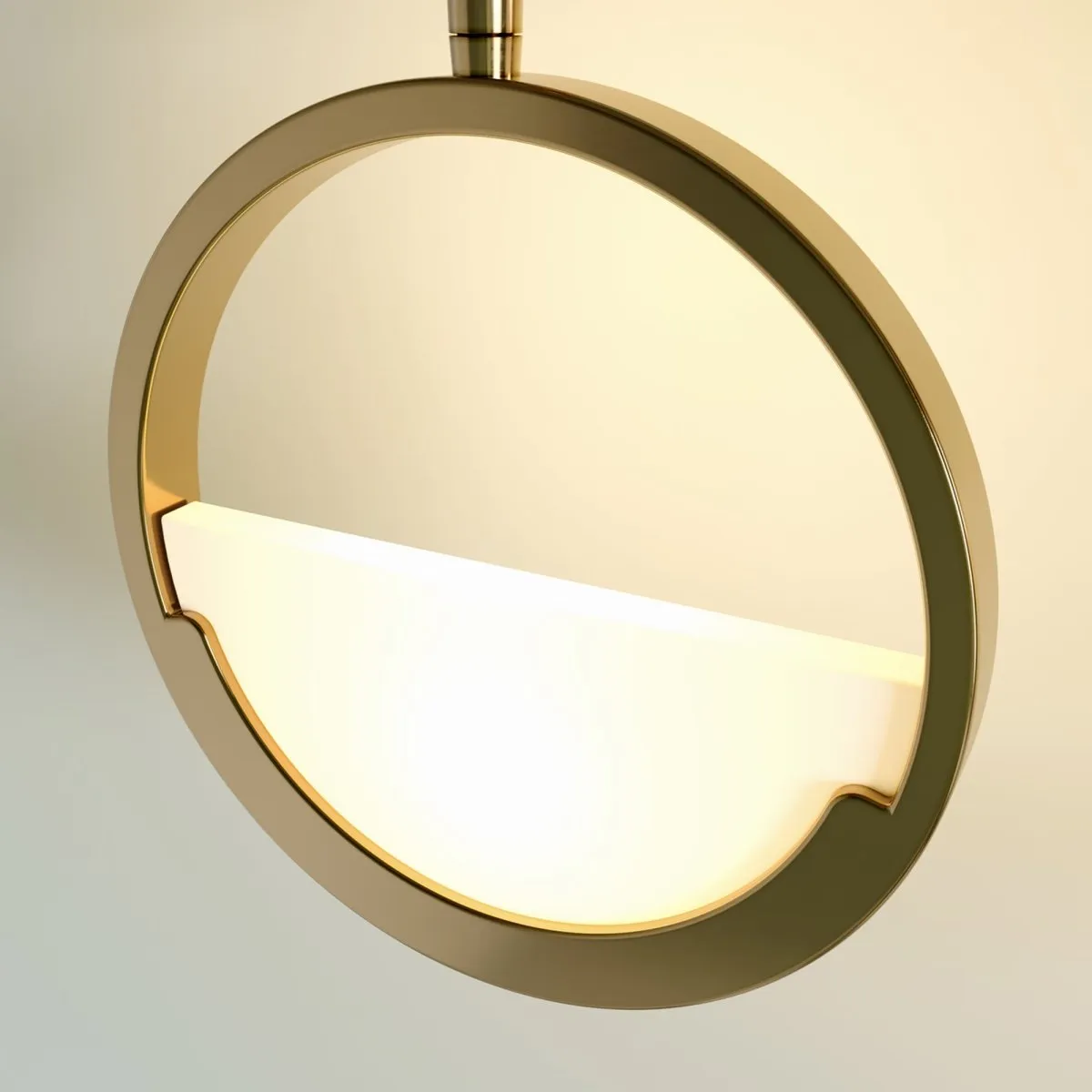 ExBrite Modern Simplicity LED Vanity Light with Rotatable Heads and Dimmable Brightness, Gold