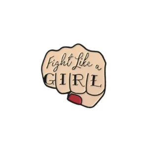 Fight Like a Girl Pin