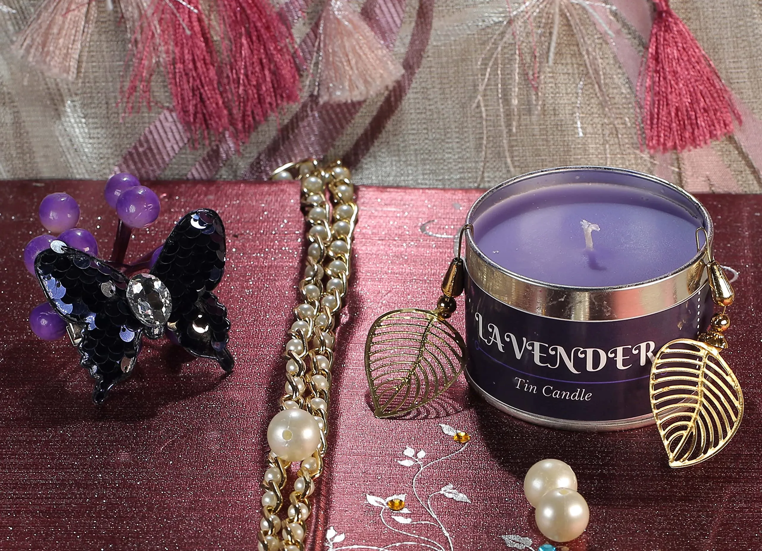 Floryn Decor� Tin Scented Candles | Soy Candles Scented | Scented Candles for Home Decoration | Scented Candles Set (Rose | Lavender | Jasmine, Combo of 3)