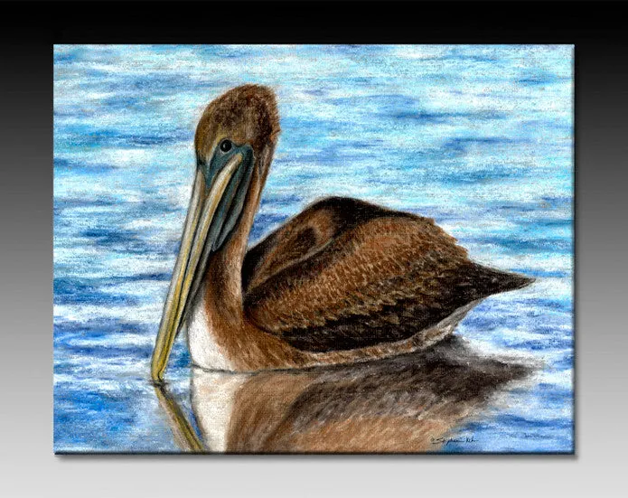 Harbor Pelican Ceramic Tile