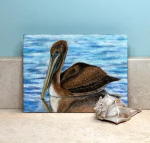 Harbor Pelican Ceramic Tile