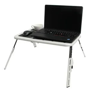 Home Office Lap Bed Desk Adjustable Folding Laptop Table