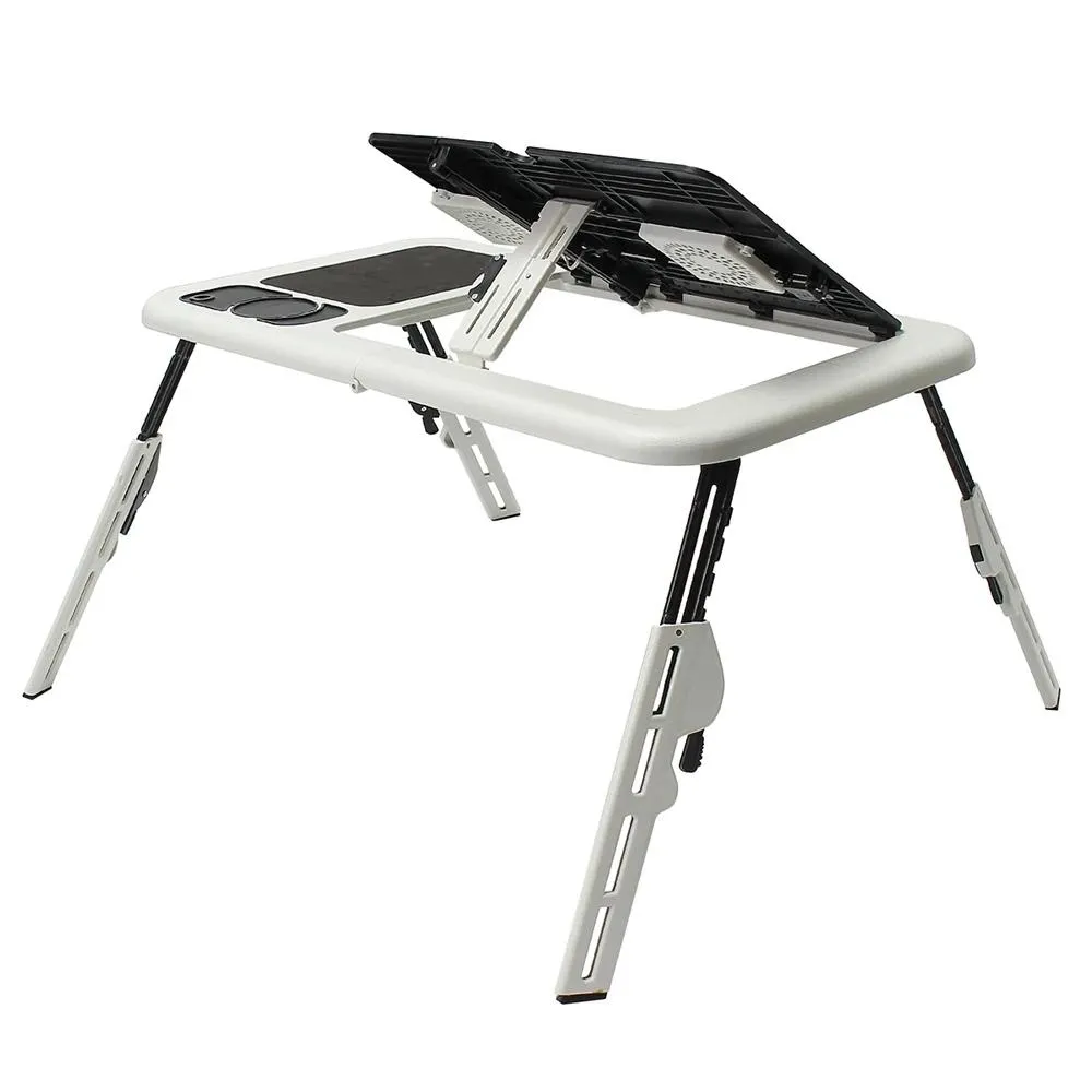 Home Office Lap Bed Desk Adjustable Folding Laptop Table