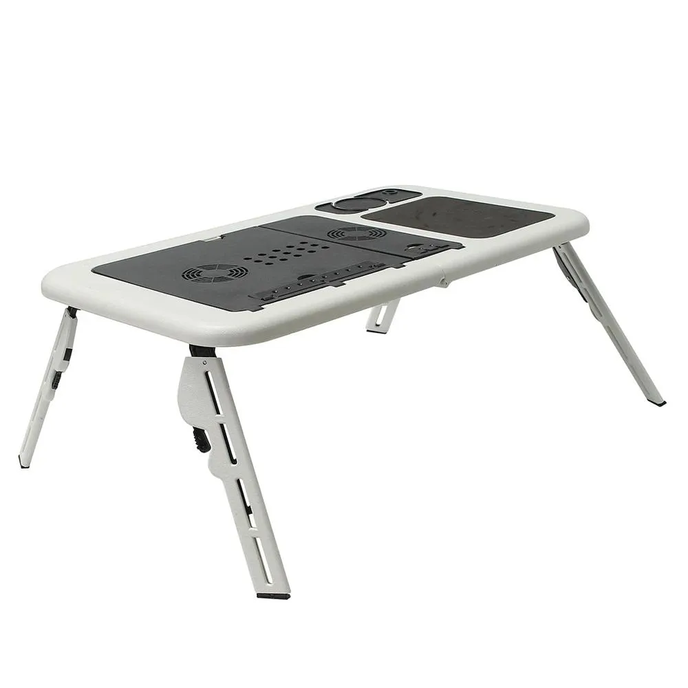 Home Office Lap Bed Desk Adjustable Folding Laptop Table