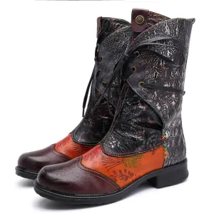 Huckleberry Boho Hippie Motorcycle Boots