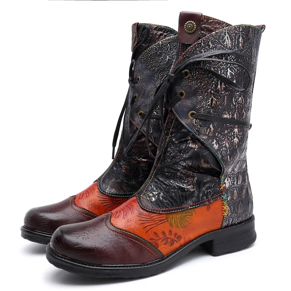 Huckleberry Boho Hippie Motorcycle Boots