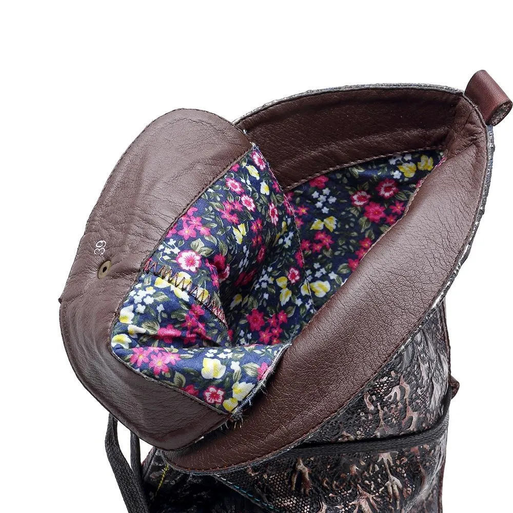 Huckleberry Boho Hippie Motorcycle Boots