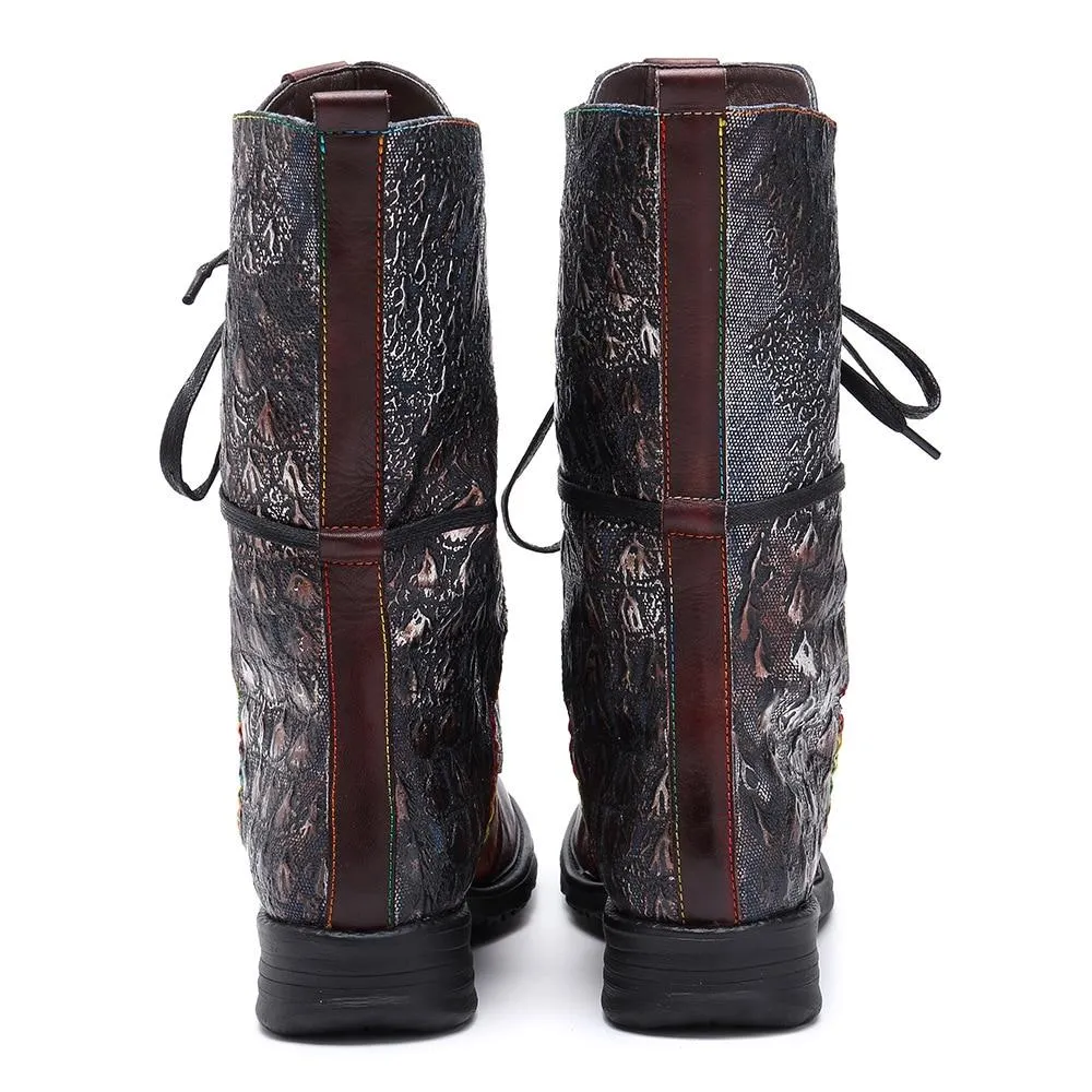 Huckleberry Boho Hippie Motorcycle Boots